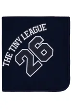 Couverture et lange pour bébé 0-24 mois bleu marine foncé - Emballage