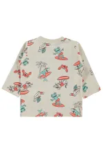 Bebek Sweatshirt 0-24 Ay Açık Bej - Paket