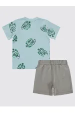 Erkek Çocuk Takım 2-5 Yaş Mavi - Paket