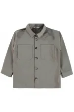 Boys' Shirt Set 6-9 Years Light Grey - Package