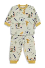 Ensemble pyjama bébé 0-24 mois moutarde - Emballage
