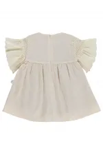Combinaison et robe bébé 0-24 mois beige - Ensemble Combinaison et robe bébé 0-24 mois beige - Ensemble