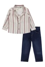 Ensemble d'équipe pour garçons de 2 à 5 ans - Café - Sachet