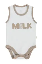 Bebek Çıtçıtlı Badi 0-24 Ay Ekru - Paket