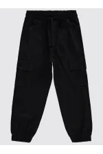 Erkek Çocuk Pantolon 6-9 Yaş Siyah - Paket