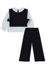 Ensemble d'équipe pour filles de 2 à 5 ans, noir - Emballage