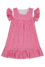 Girls' Jumpsuit and Dress, Ages 6-9, Red - Package