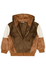 Kız Çocuk Hırka 10-13 Yaş Koyu Kahverengi - Paket