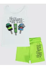 Costume blanc pour garçon de 2 à 5 ans - Emballage