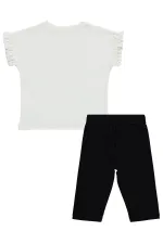 Kız Çocuk Takım 2-5 Yaş Ekru - Paket
