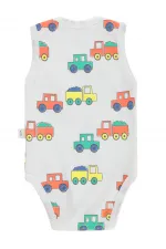 Bebek Çıtçıtlı Badi 0-24 Ay Ekru - Paket