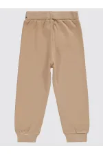 Bas de survêtement garçon 2-5 ans, couleur vison - Emballage