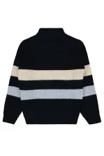 Gilet garçon bleu marine 6-9 ans - Emballage