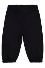 Baby Tracksuit Bottoms 0-24 Months Black - Pack
