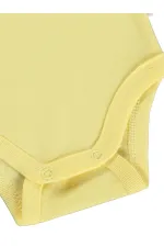 Body bébé à boutons-pression 0-24 mois jaune clair - Emballage