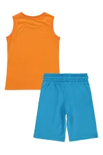 Boys Suit 6-9 Years Old Light Orange - Package