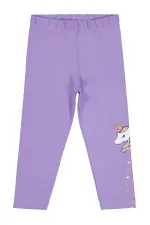 Collants violets pour fille de 2 à 5 ans - Emballage