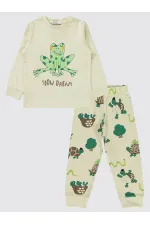Ensemble pyjama garçon 2-5 ans couleur pierre - Emballage