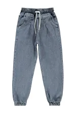 Pantalon bleu glacier pour fille (10-13 ans) - Emballage
