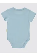 Bebek Çıtçıtlı Tulum 0-24 Ay Mavi - Paket Civil
