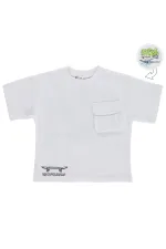 Boys' T-shirt, Ages 2-5, White - Pack