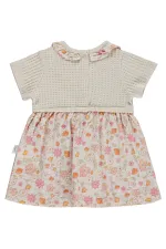 Combinaison et robe bébé 0-24 mois beige - Ensemble Combinaison et robe bébé 0-24 mois beige - Ensemble