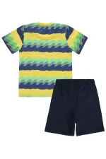 Erkek Çocuk Takım 2-5 Yaş Sarı - Paket