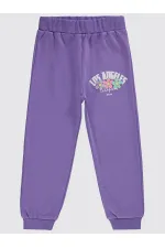 Girls Tracksuit Bottoms 2-5 Years Old Meta Lilac - Package