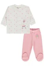 Bebek Pijama Takımı 0-24 Ay Ekru - Paket