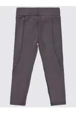 Collants pour filles de 6 à 9 ans, gris clair - Emballage