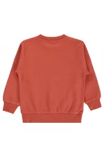 Sweat-shirt garçon Km 2-5 ans Orange foncé - Emballage