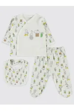 Ensemble de body bébé 0-24 mois écru - Paquet