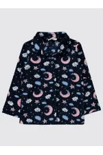 Kız Çocuk Pijama Takımı 10-13 Yaş Lacivert - Paket