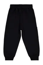 Bas de survêtement noir pour garçon de 2 à 5 ans - Lot