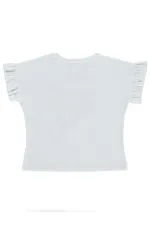 Kız Çocuk Tişört 6-9 Yaş Kırık Beyaz - Paket