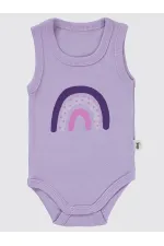 Body bébé à boutons-pression 0-24 mois lilas - Emballage