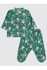 Bebek Pijama Takımı 0-24 Ay Haki - Paket