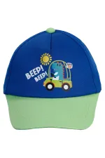 Bonnet et chapeau bébé 0-24 mois bleu-vert - Emballage