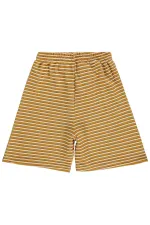 Erkek Çocuk Şort 6-9 Yaş Hardal - Paket