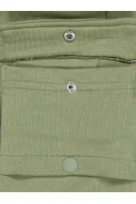 Pantalon de survêtement garçon, 10-13 ans, kaki doux - Lot