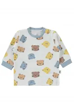 Ensemble pyjama bébé 0-24 mois bleu ciel - Emballage