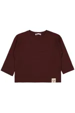 Sweat-shirt garçon bordeaux 2-5 ans - Emballage