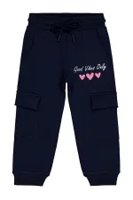 Kız Çocuk Eşofman Altı 2-5 Yaş Lacivert - Paket