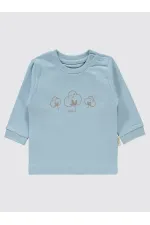 Bebek Pijama Takımı 0-24 Ay Mavi - Paket