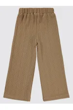 Kız Çocuk Pantolon 6-9 Yaş Bej - Paket