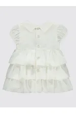 Bebek Jile ve Elbise 0-24 Ay Ekru - Paket