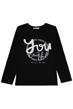 Girl's Sweatshirt 10-13 Years Old Black - Package
