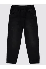 Erkek Çocuk Pantolon 10-13 Yaş Siyah - Paket