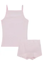 Ensemble de sous-vêtements roses pour filles de 2 à 9 ans - Lot