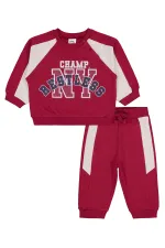 Bebek Takım 0-24 Ay Bordo - Paket